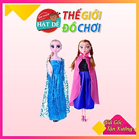 Đồ chơi túi 2 búp bê khớp ELSA & ANA kèm màu tô cho bé