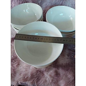 Mua bát loa sứ trắng/hoạ tiết size 18cm
