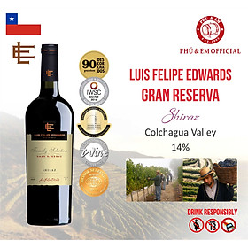 Rượu Vang Đỏ Chile Luis Felipe Edwards Gran Reserva Shiraz