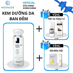 Kem Dưỡng Trắng Da Ban Đêm, Ngăn Ngừa Lão Hóa, Mờ Nám, Kem êm HERACOS