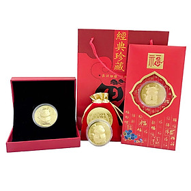 Combo 3 món quà tết hình con trâu 2021, dùng làm quà biếu, tặng Tết rất sang trọng, trang trí trong nhà đem lại may mắn - TMT Collection - SP005049