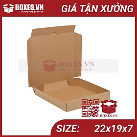 Mua 22x19x7 cm Combo 50 hộp carton nắp gài đựng quần áo giá tại xưởng