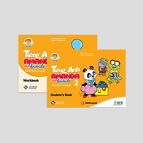 Bộ sản phẩm Tiếng Anh Amanda and Friends 2 - Student's book & Workbook (sách bài học và bài tập)