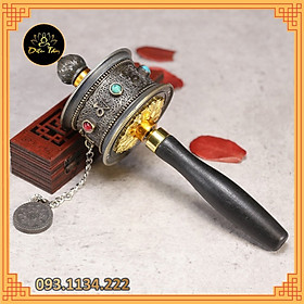 Mua Kinh Luân Tây Tạng cầm tay cầu nguyện Om Mani Padme Hum