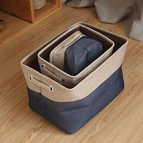 Foldable Storage Basket Clothes Laundry Hamper for