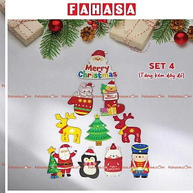 Set Dây Treo Gỗ - Trang Trí Giáng Sinh - Kèm Dây Đỏ - Bách Mộc 4