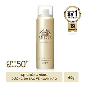 Kem chống nắng dưỡng da dạng xịt bảo vệ hoàn hảo Anessa Perfect UV Sunscreen Skincare Spray 60g