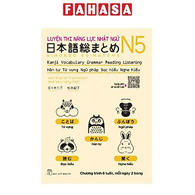 Sách - Sách Luyện Thi Năng Lực Nhật Ngữ N1, N2, N3, N4, N5 – Từ Vựng, Đọc Hiểu, Hán Tự, Nghe Hiểu