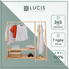 Mua Kệ quần áo chữ A 3 tầng để đồ LUCIS dài 146cm dùng gia đình  shop quần áo