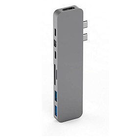 Mua Cổng chuyển Hyperdrive USBC Pro 8 in 2 Hub Grey Hàng Chính Hãng (GN28D-Grey)