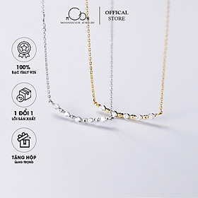 Dây chuyền mạ vàng 14k Moonsilver, vòng cổ nữ phủ vàng hình twinkling stars