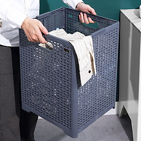 Giỏ đựng quần áo máy giặt xếp gọn Foldable Plastic Laundry Basket 44 x 33,5 x 31,5cm