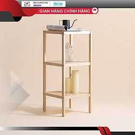 KỆ TRANG TRÍ GỖ 3 TẦNG - 3F NATURAL SHELF