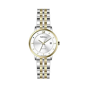 ĐỒNG HỒ TOPHILL TA052L.S6682 Đồng hồ nữ dây và vỏ thép không gỉ 316L, máy pin, kính sapphire