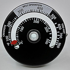 Fireplace Thermometer Magnet Food Meat Thermometer Rotary Oven Thermometer