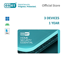 Phần mềm diệt Virus Eset Home Security Essential 3 Users 1 Year - Bản quyền 3 Máy/1 Năm - Hàng Chính Hãng
