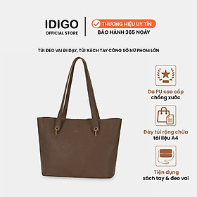 Túi đeo vai giáo viên, túi xách tay công sở nữ phom lớn chứa tài liệu A4 IDIGO FB2 - 6026