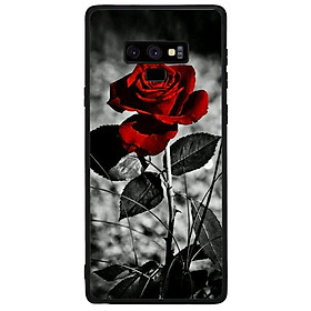 Ốp lưng viền TPU cho điện thoại Samsung Galaxy Note 9 -Rose 08