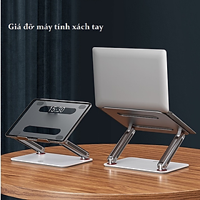 Mua Giá Đỡ Cho Máy Tính Xách Tay   Laptop Chất Liệu Hợp Kim Nhôm Cao Cấp Hỗ Trợ Tản Nhiệt Có Thể Gấp Gọn