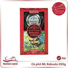 Cà phê Mountain s Legend Robusta - Gift set 200g