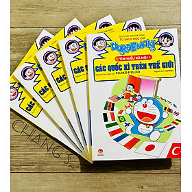 Doraemon Tìm Hiểu Xã Hội - Các Quốc Kì Trên Thế Giới (Tủ Sách Học Vui) in màu