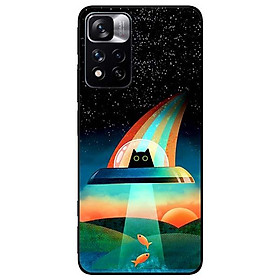 Ốp lưng dành cho Xiaomi Redmi Note 11 5G / Note 11 Pro 5G / Note 11 Pro Plus 5G - Mèo Hành Tinh