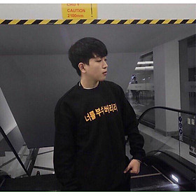 ÁO SWEATER IN CHỮ HÀN