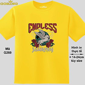 Endless Journey, mã G269. Hãy tỏa sáng như kim cương, qua chiếc áo thun Goking siêu hot cho nam nữ trẻ em, áo phông cặp đôi, gia đình, đội nhóm