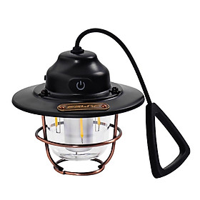 Outdoor Camping Light Vintage Campsite Lantern LED Tent Lamp with 7 Light Modes Handle for Camping Tent Garden Courtyard