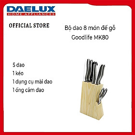 Mua Bộ dao 8 món đế gỗ Goodlife MK80