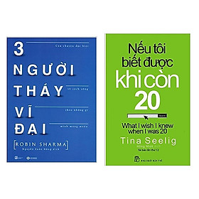 Combo Sách Kinh Tế: Nếu Tôi Biết Được Khi Còn 20 (Tái Bản 2019) + Ba Người Thầy Vĩ Đại (Tái Bản)