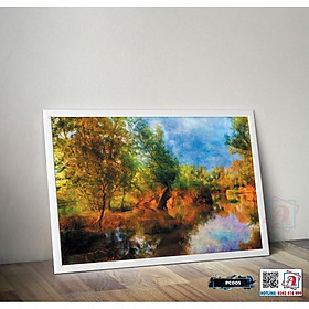 Tranh Canvas phong cảnh Châu Âu cổ điển - PC005