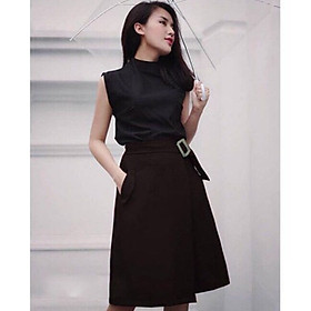 Chân váy dài đắp tà sang trọng - nhiều size và màu, thích hợp mặc đi làm, dự tiệc