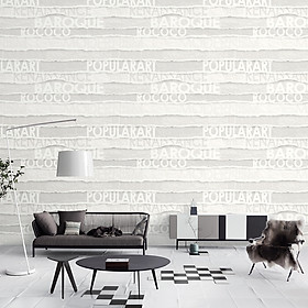 Giấy dán tường Hàn Quốc hình chữ cái