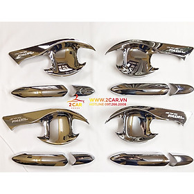 Ốp tay nắm cửa, hõm cửa xe Vinfast Fadil 2019-2022,2023 mạ crom cao cấp