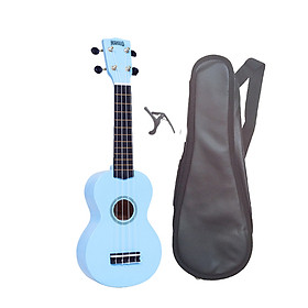 Đàn Ukulele Soprano Woim 35A15 tặng kèm bao da và capo nâng tông