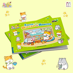 Sách Tô Màu - Chuyện Của Mèo Cam Và Hamster - Minh Thắng - Minh