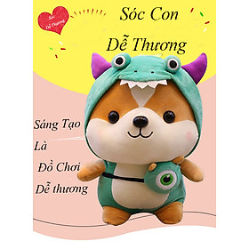 Gấu Bông Sóc Shiba Cosplay Ngộ Nghĩnh Chibi