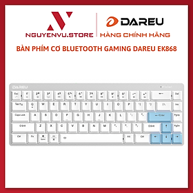 Mua Bàn phím cơ Bluetooth Gaming DAREU EK868 Brown Switch - Hàng Chính Hãng