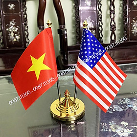 Mua Bộ cờ để taplo xe oto Loại cắm 2 cờ Các Nước Tùy Chọn