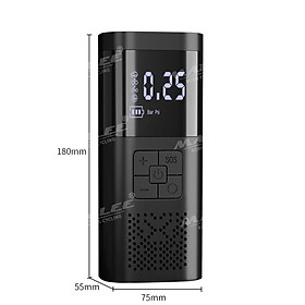 Bơm điện cầm tay di động VC-027 cho ô tô, xe đạp điện, xe máy dung lượng 6000 mAh, đa năng, không dây di động 150 psi (đủ phụ kiện) - Mai Lee