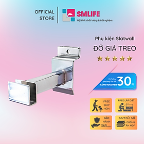 Tay đỡ giá treo chữ nhật cài tấm SMLIFE Slatwall