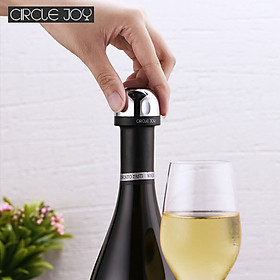 Uareliffe Circle Joy Mini Champagne Nắp đậy chai rượu Thiết kế khóa xoay , hút chân không hiệu quả bảo quản lâu dài , Dụng cụ giữ rượu