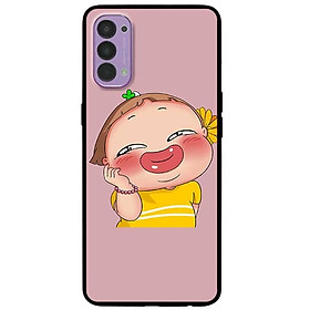 Ốp lưng dành cho Oppo Reno 4 mẫu Quỳnh Áo Vàng