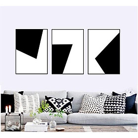 Tranh canvas decor kích thước 40x60cmx3 bức