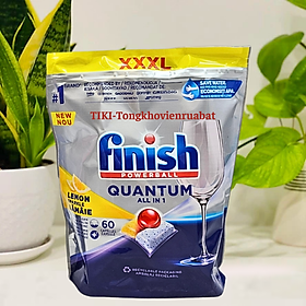 Viên rửa bát Finish Quantum Max 60 Viên 14 in 1 - Hanoimart