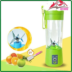 Mua Máy Xay Sinh Tố BITANO Mini Cầm Tay  Máy Xay Sinh Tố Đa Năng Navi Thủy Tinh 6 Lưỡi