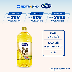 Dầu gạo lứt Simply 2L