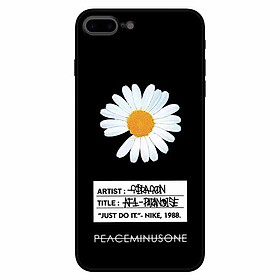 Ốp lưng in cho Iphone 7 Plus/ 8 Plus Mẫu Cúc To Có Nhãn