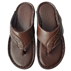 Dép Xỏ Ngón Nam Da Bò Thật BIGGBEN DK90